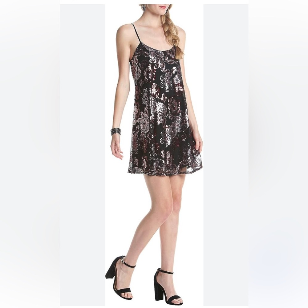 Emerald Sundae Floral Mini Slip Dress - Size S